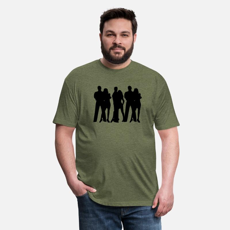 Sports dance group dancers