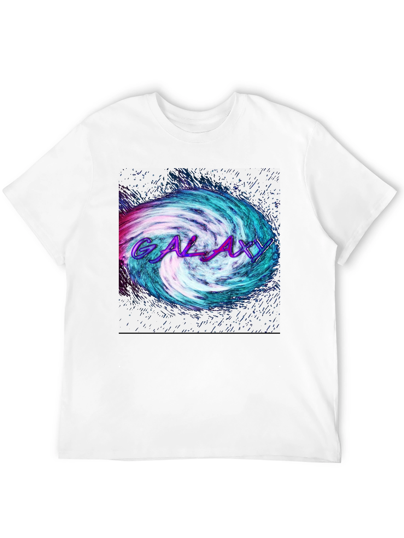 Galaxy Graphic Tee - Black Cotton Blend