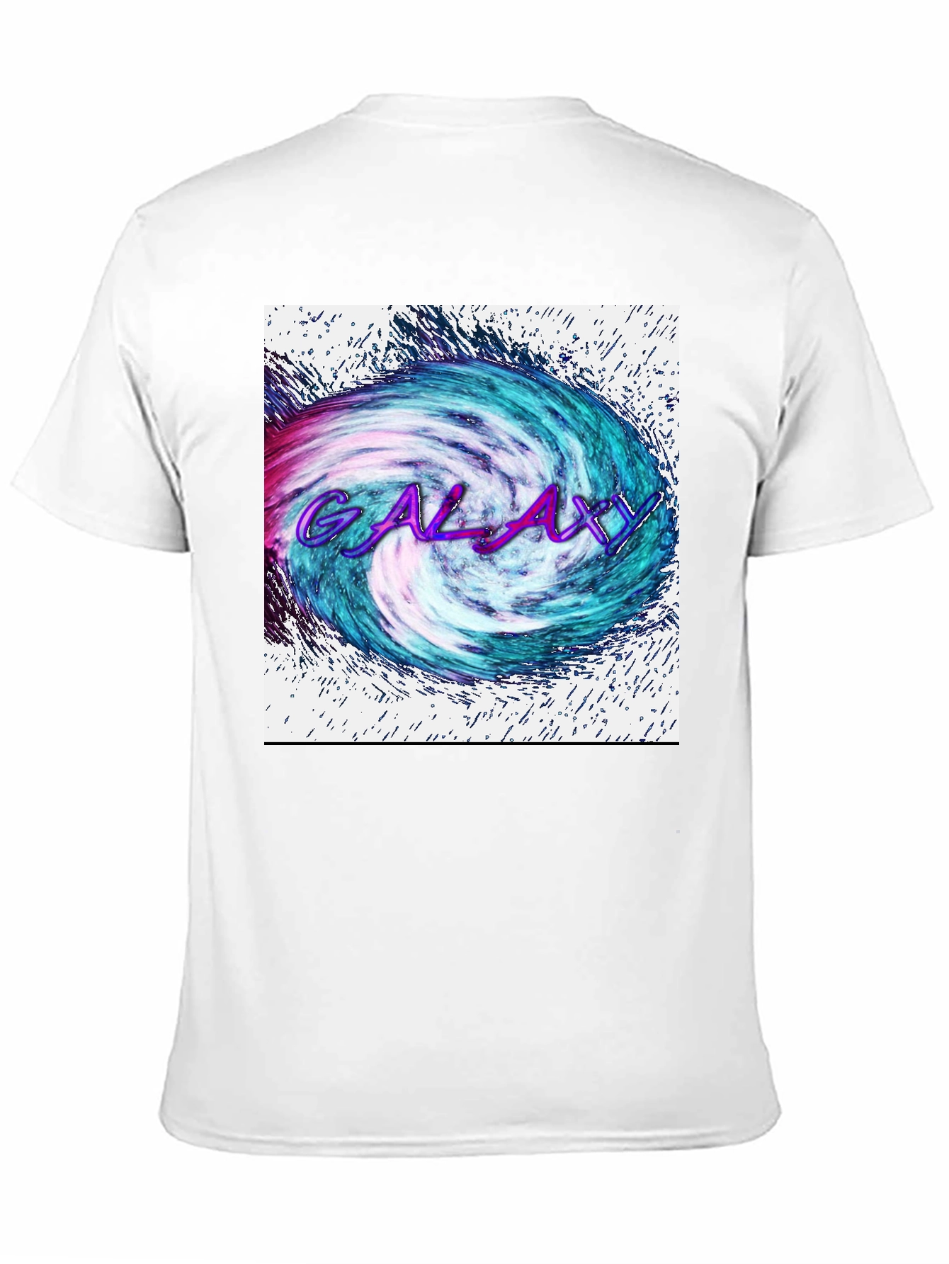 Galaxy Graphic Tee - Black Cotton Blend
