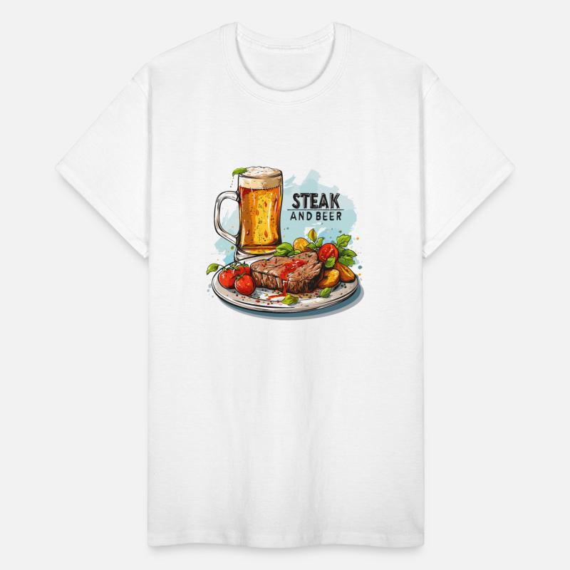 Steak And Beer Food Alcohol Funny Sayings