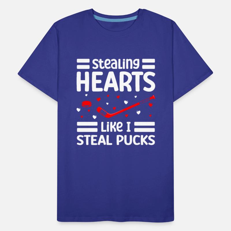 Stealing Hearts Like I Steal Pucks Valentines Day