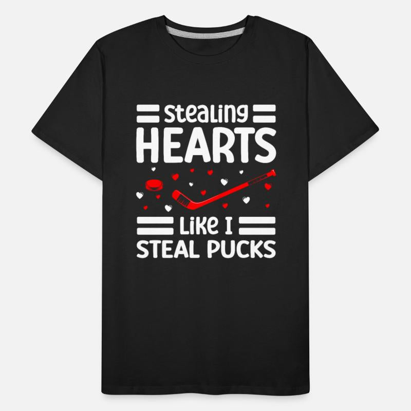 Stealing Hearts Like I Steal Pucks Valentines Day