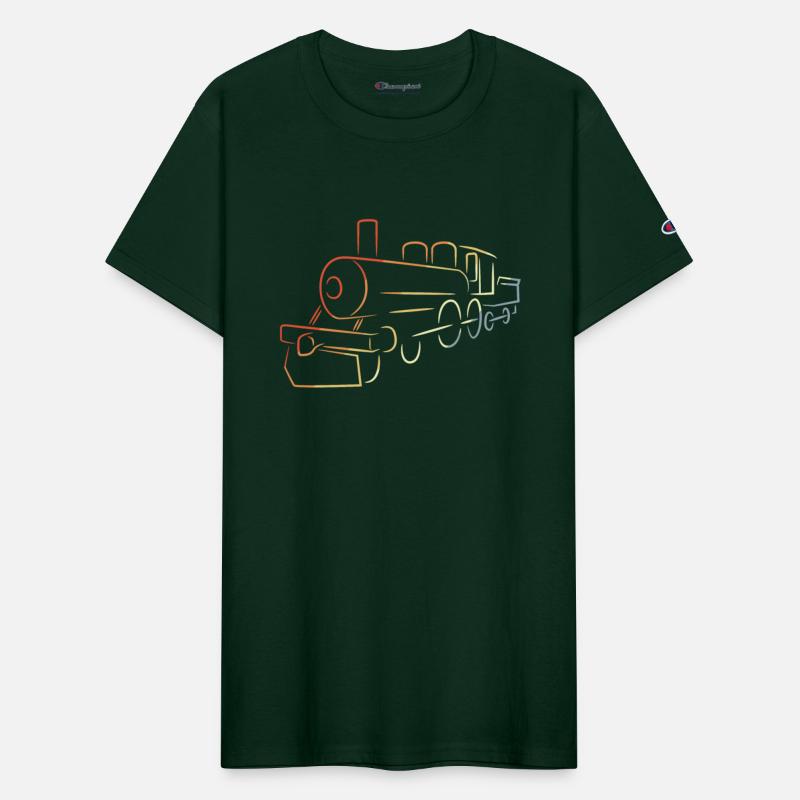 Steam Locomotive Drawing