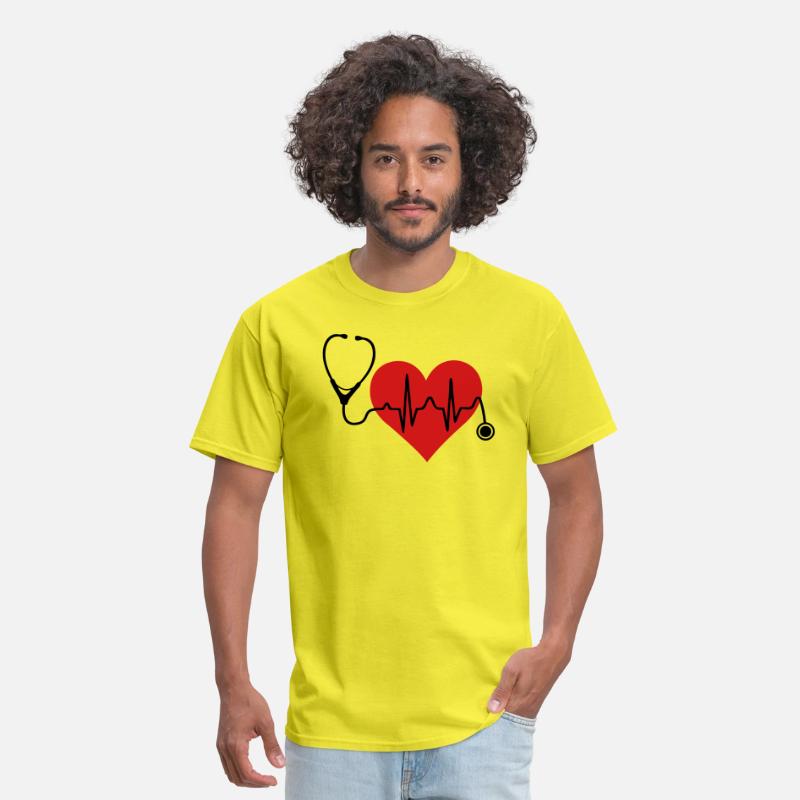 Stethoscope Heartbeat Heart T Shirt