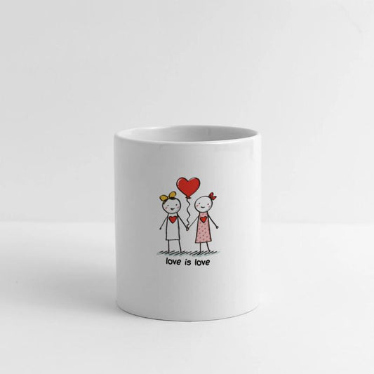 Stick Figure Lesbian Lovers Love is Love