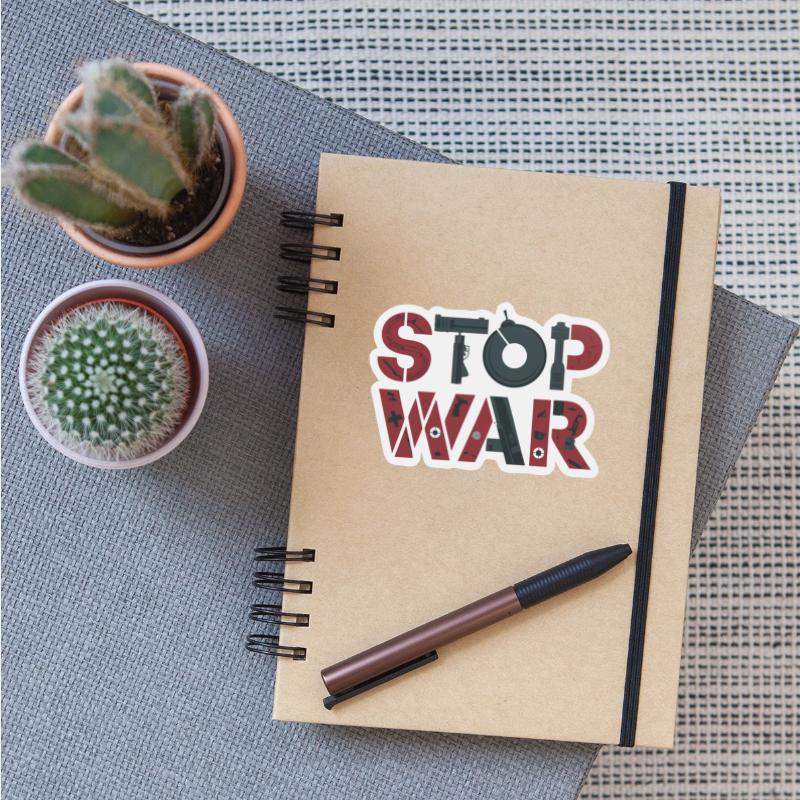 Stop War: A Powerful Visual Statement Against Conf
