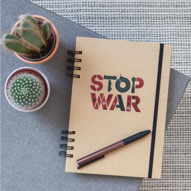Stop War: A Powerful Visual Statement Against Conf