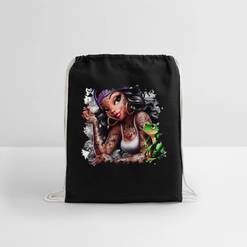 Street Style Hip Hop Girl Rapper