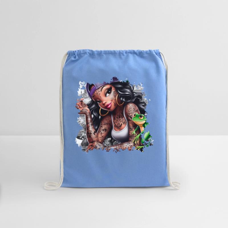 Street Style Hip Hop Girl Rapper