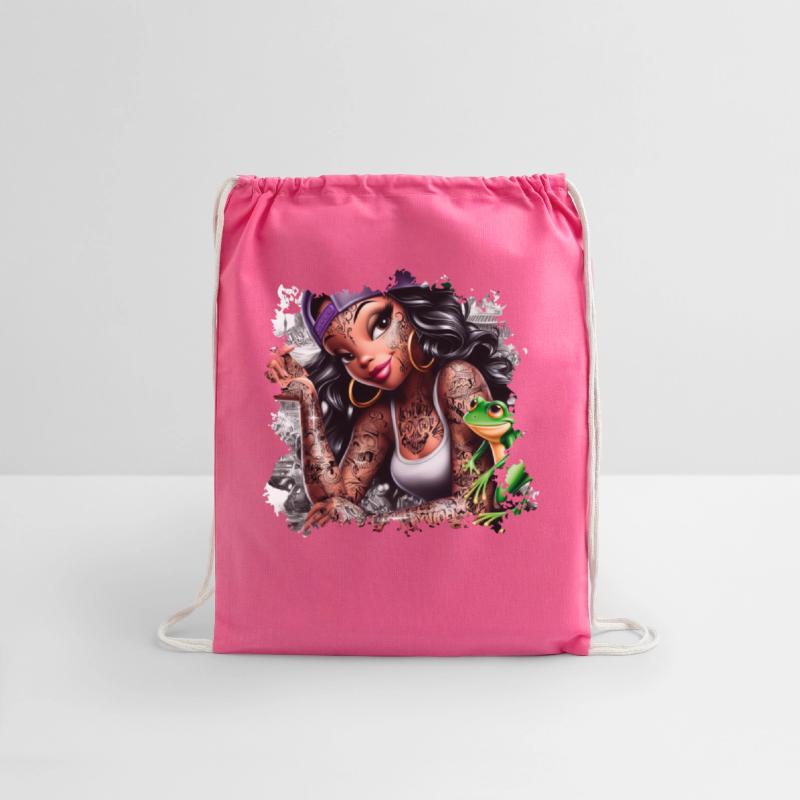 Street Style Hip Hop Girl Rapper