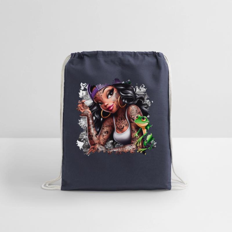 Street Style Hip Hop Girl Rapper