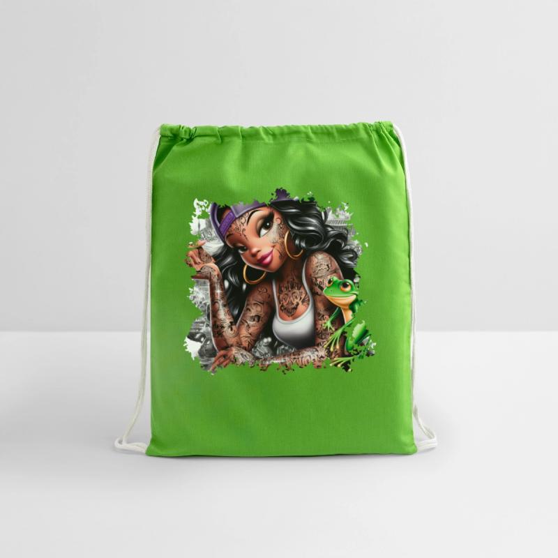 Street Style Hip Hop Girl Rapper