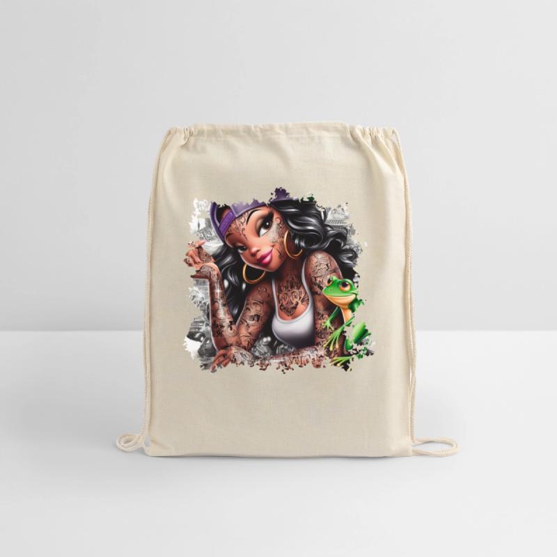 Street Style Hip Hop Girl Rapper