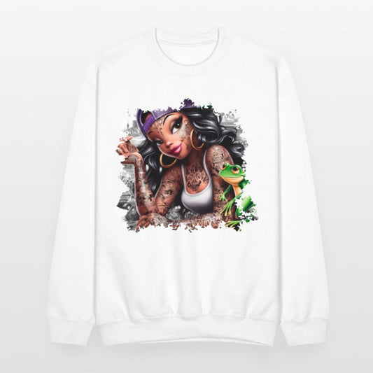 Street Style Hip Hop Girl Rapper