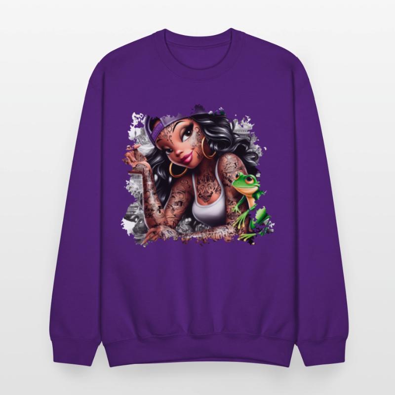 Street Style Hip Hop Girl Rapper