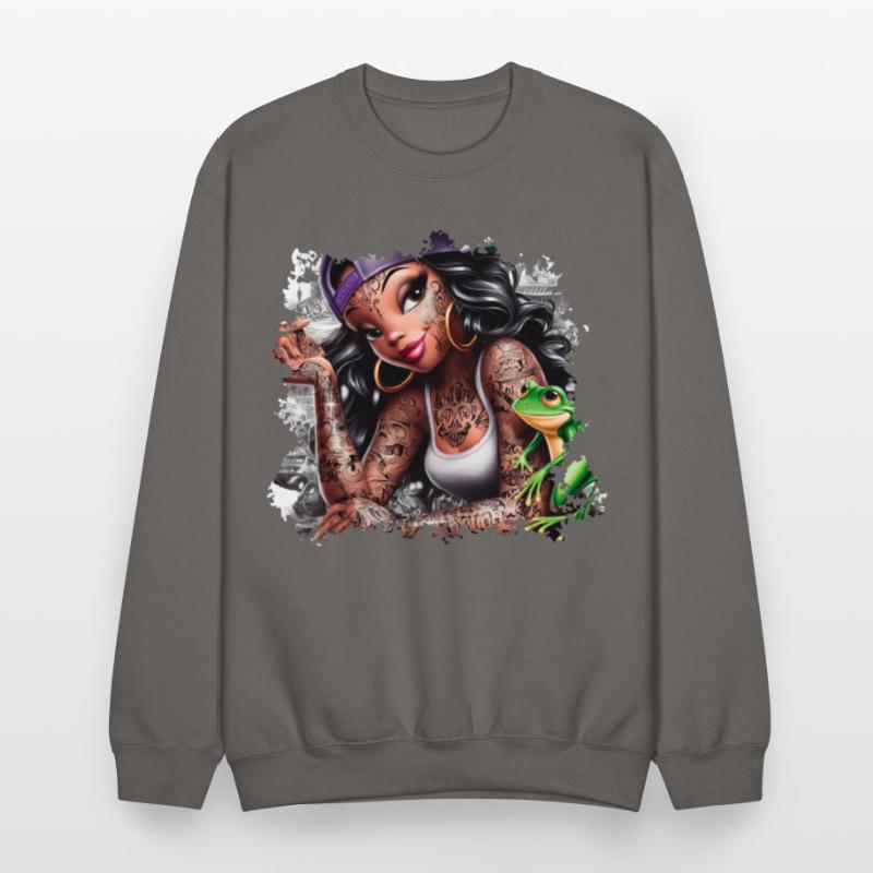 Street Style Hip Hop Girl Rapper