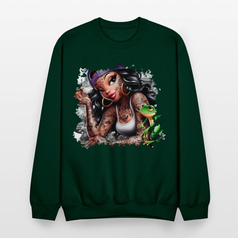 Street Style Hip Hop Girl Rapper