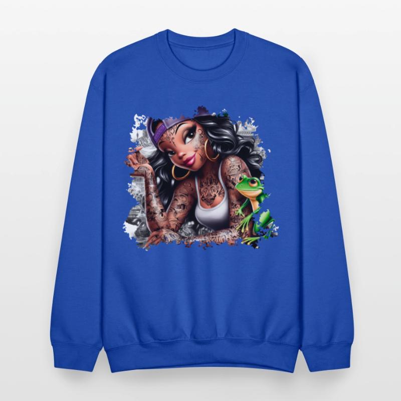 Street Style Hip Hop Girl Rapper