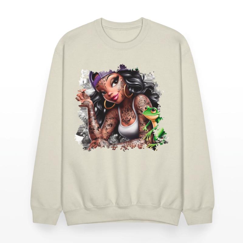 Street Style Hip Hop Girl Rapper