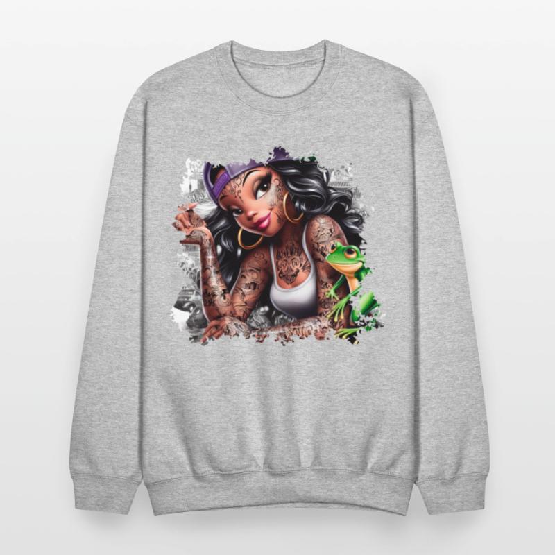 Street Style Hip Hop Girl Rapper