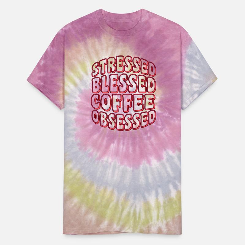 Stressed Blessed Coffee Obsessed