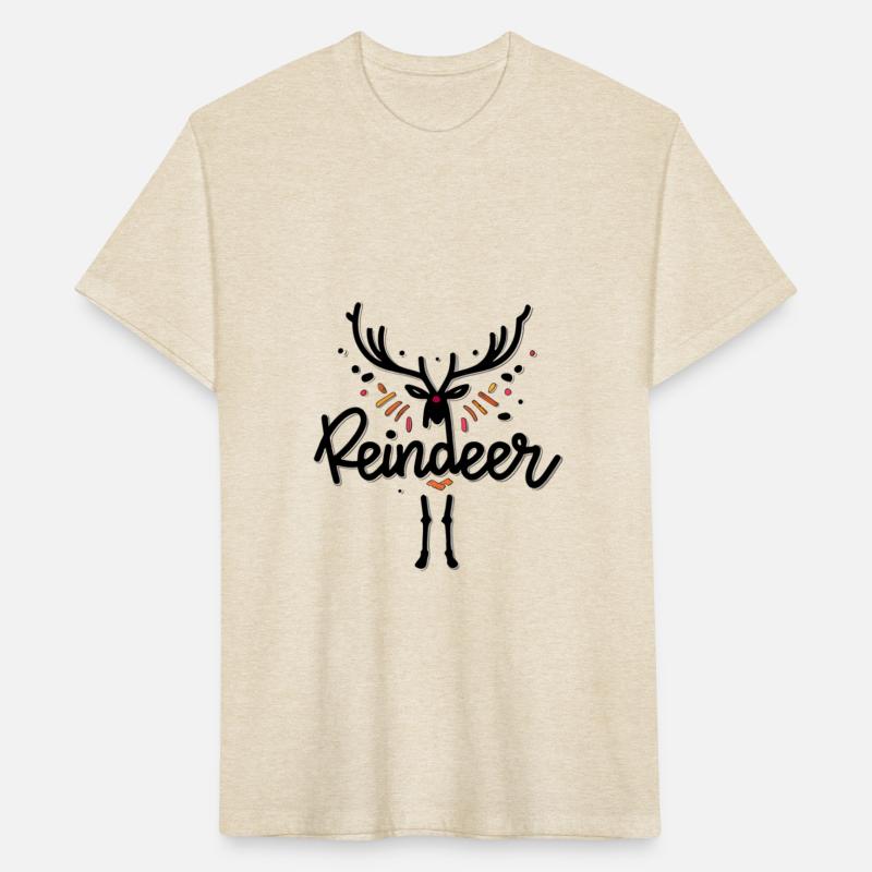 Stylish Reindeer Profile Tee