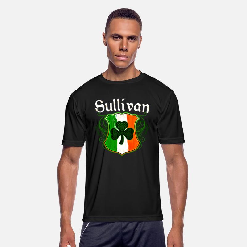 Sullivan Irish Surname Ireland Flag Shamrock