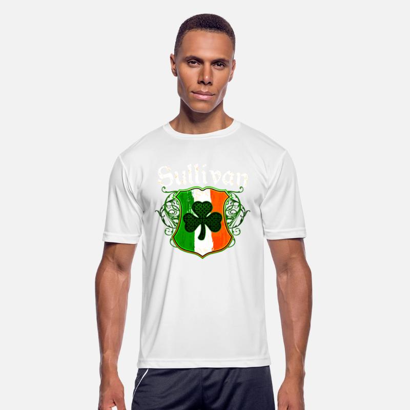 Sullivan Irish Surname Ireland Flag Shamrock