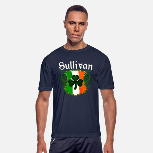 Sullivan Irish Surname Ireland Flag Shamrock