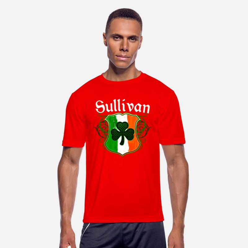 Sullivan Irish Surname Ireland Flag Shamrock