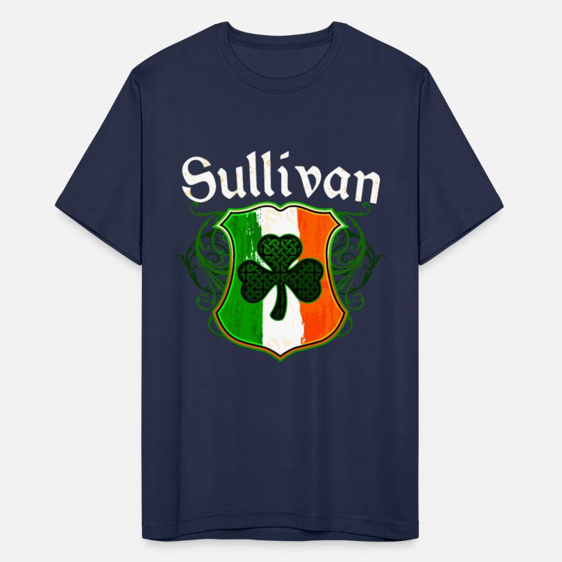 Sullivan Irish Surname Ireland Flag Shamrock