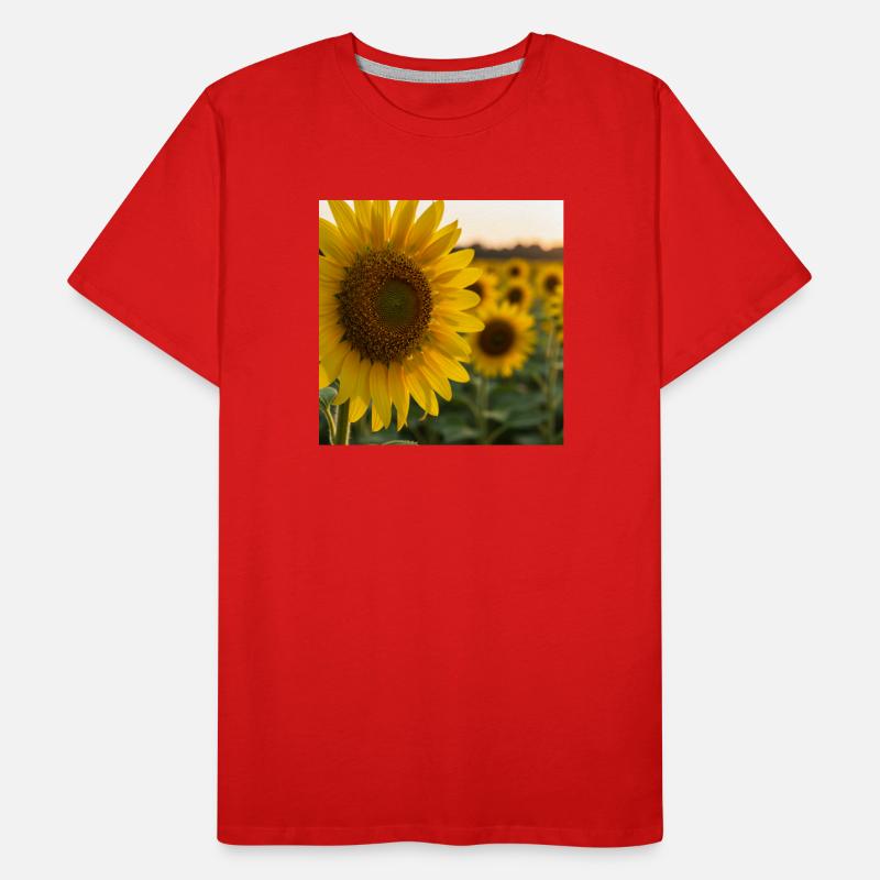 Sunflower Field Nature Print Tee