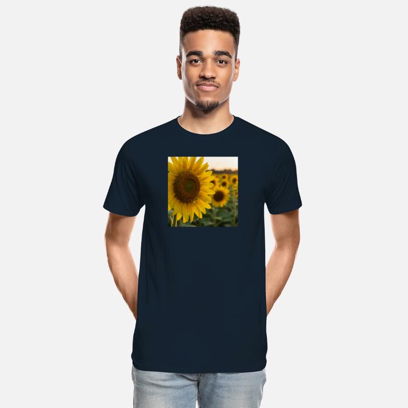 Sunflower Field Nature Print Tee