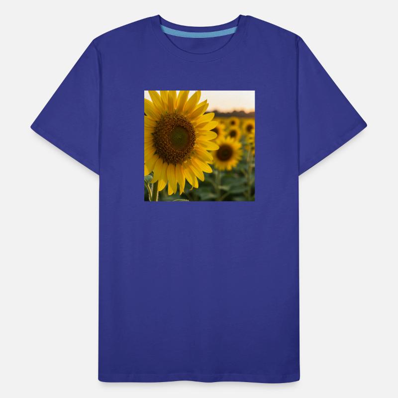 Sunflower Field Nature Print Tee