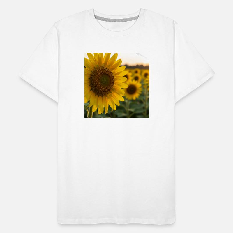 Sunflower Field Nature Print Tee
