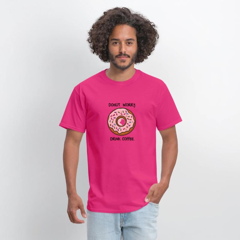 Sweet Encouragement: Donut Worry, Drink Coffee Tee
