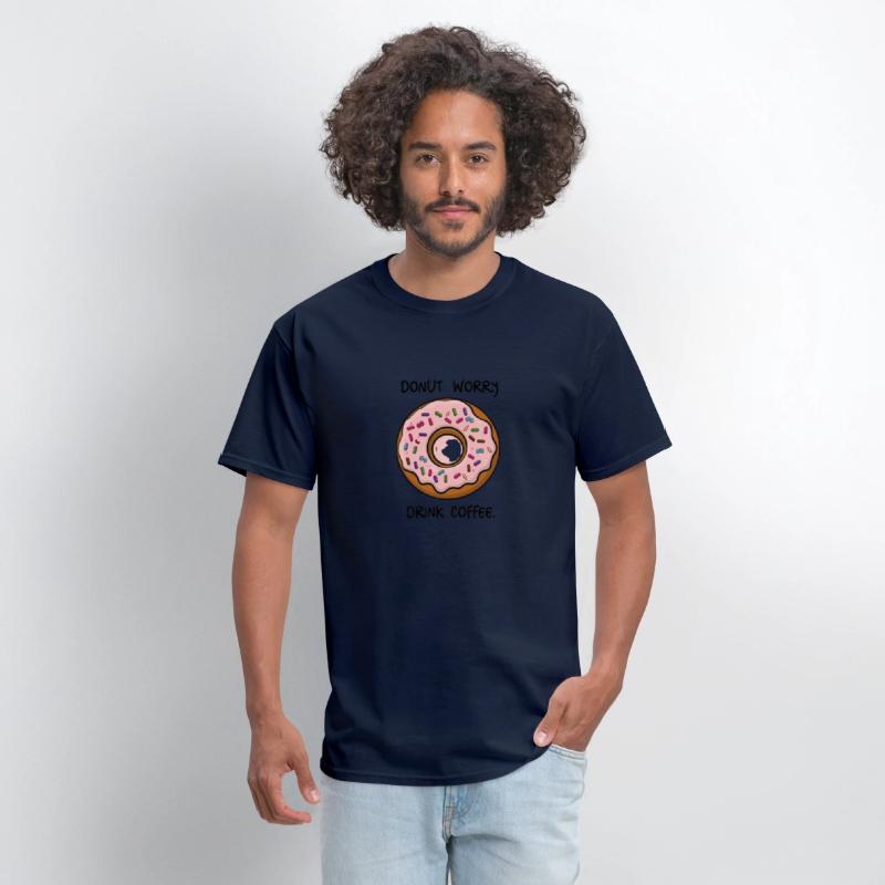 Sweet Encouragement: Donut Worry, Drink Coffee Tee
