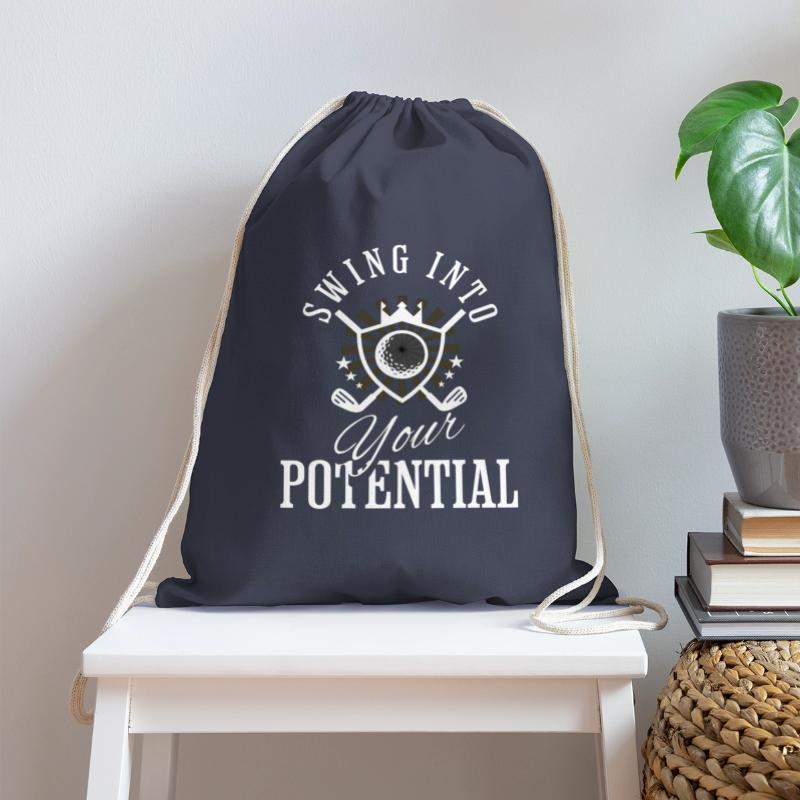 Swing Potential Crest Ball Sport Motto Art