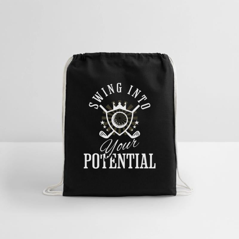 Swing Potential Crest Ball Sport Motto Art