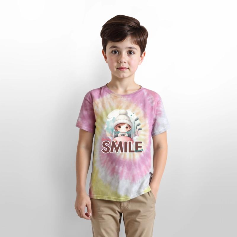 Swing, Smile, Score - Girl driving a golf cart