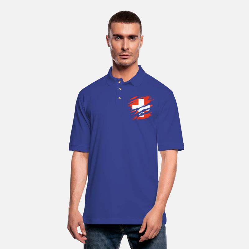 Switzerland - national flag, scratches, cracks