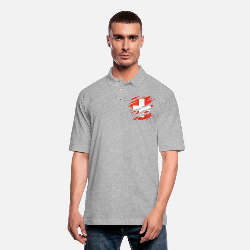 Switzerland - national flag, scratches, cracks