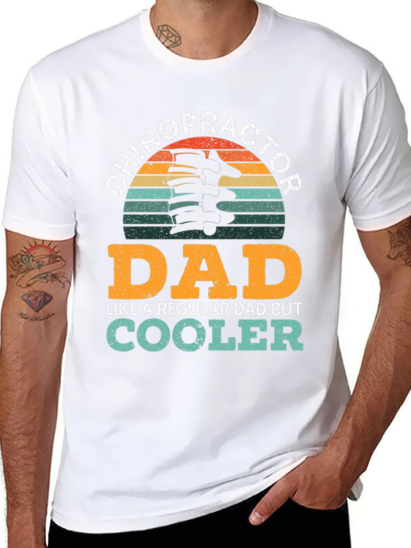 Chiropractor Dad T-Shirt - Cool Dad Gift