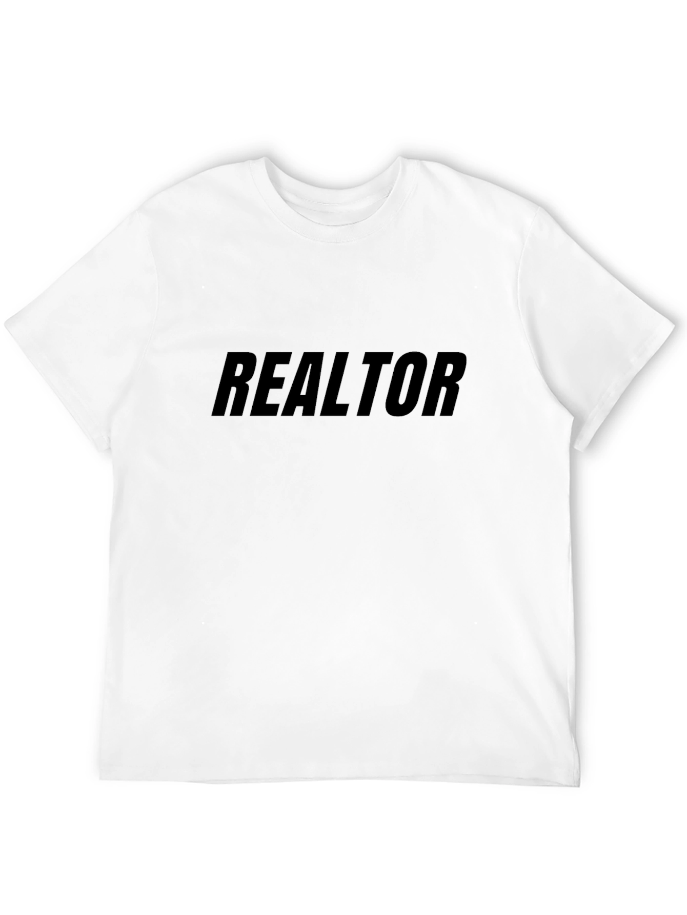 Realtor Black T-Shirt - Professional Style