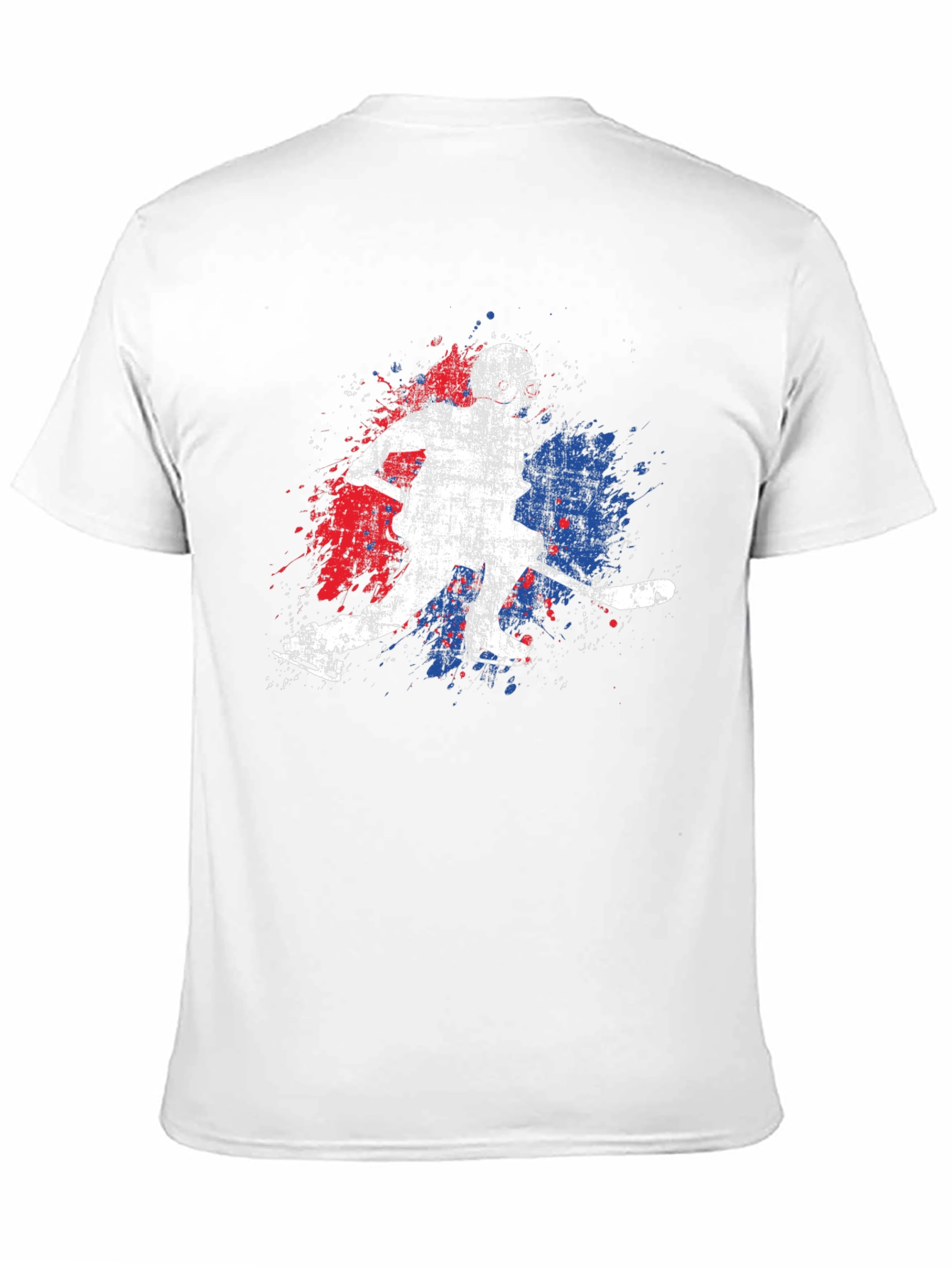 Hockey Player Graphic Tee - Sporty Style
