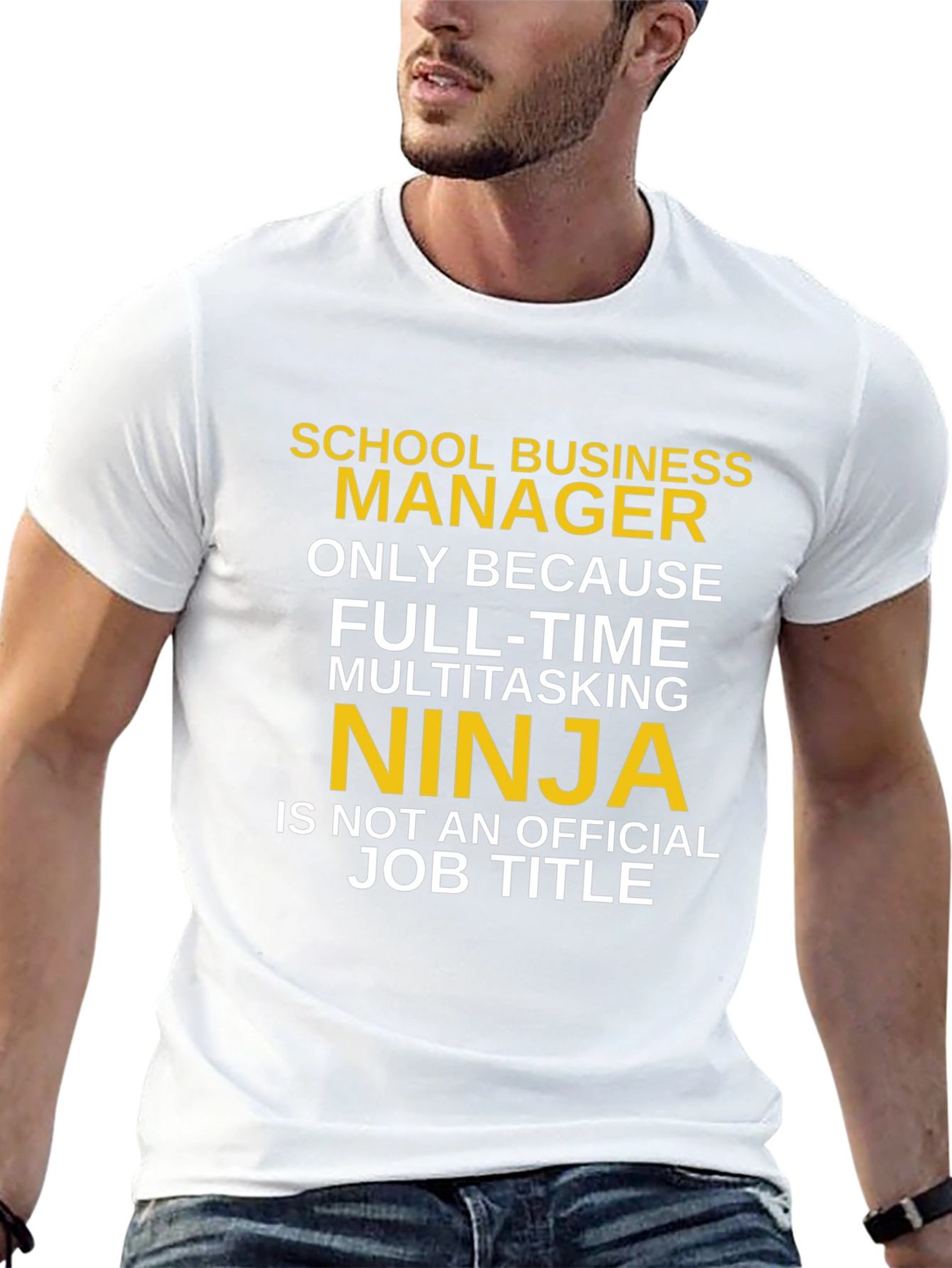 School Business Manager T-Shirt - Multitasking Ninja Tee