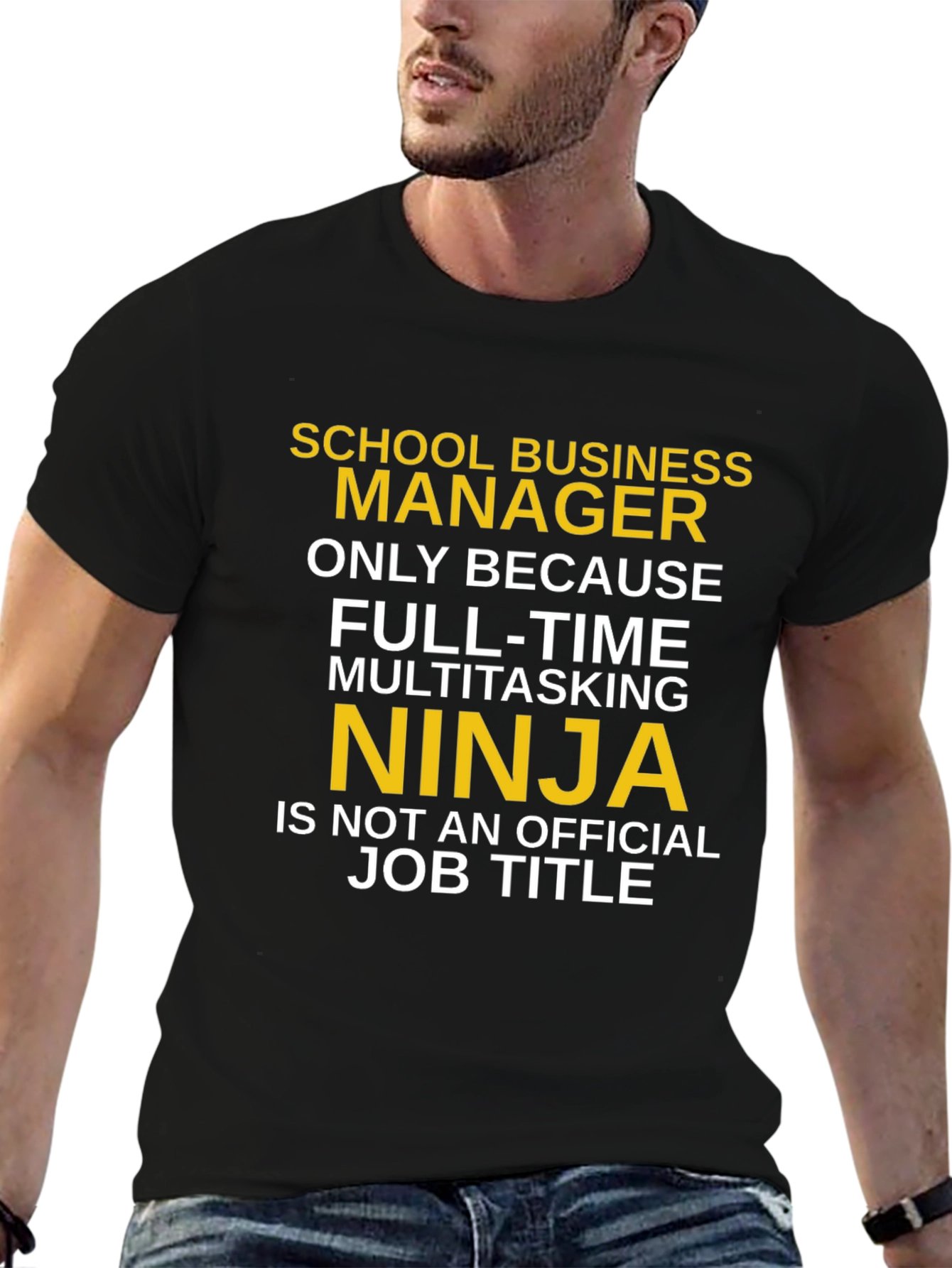 School Business Manager T-Shirt - Multitasking Ninja Tee