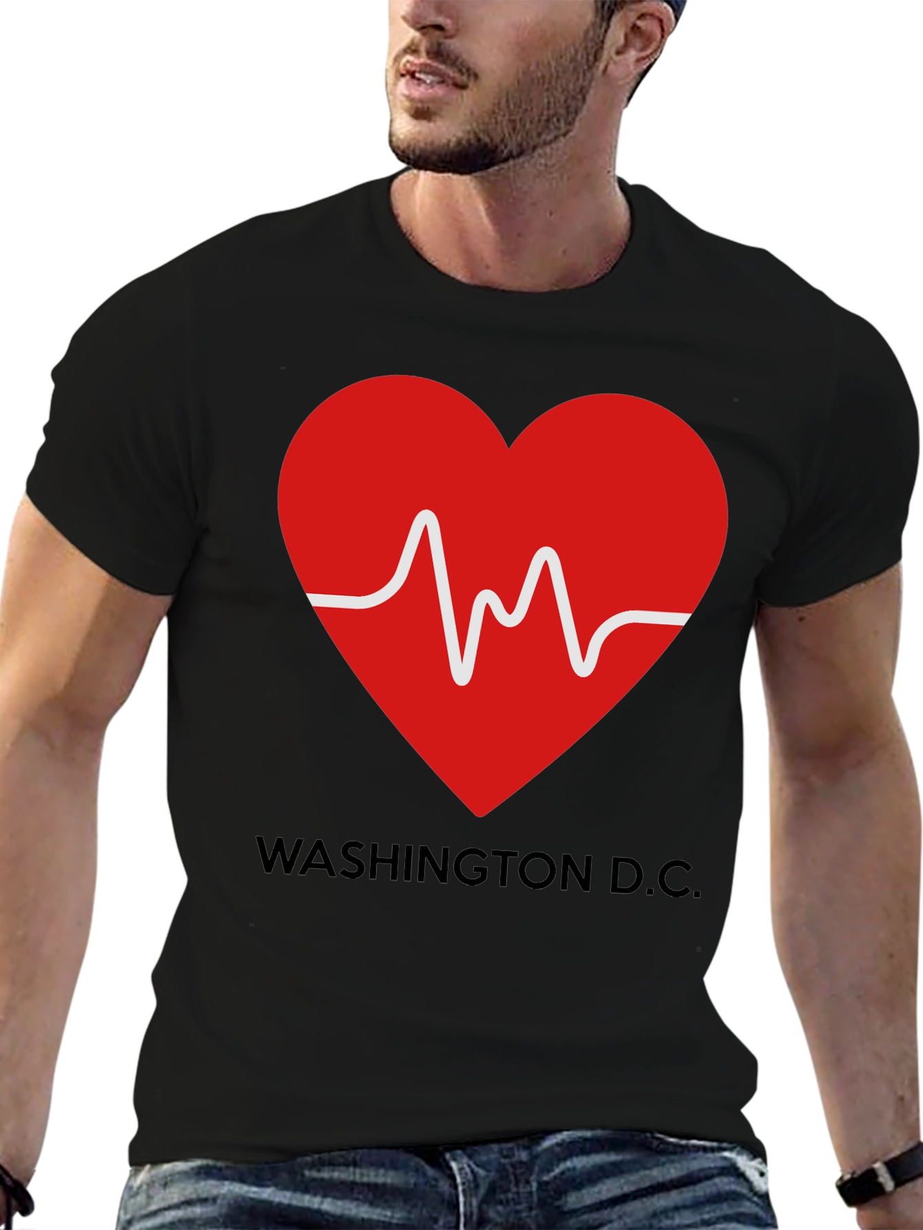 Washington D.C. Heartbeat T-Shirt