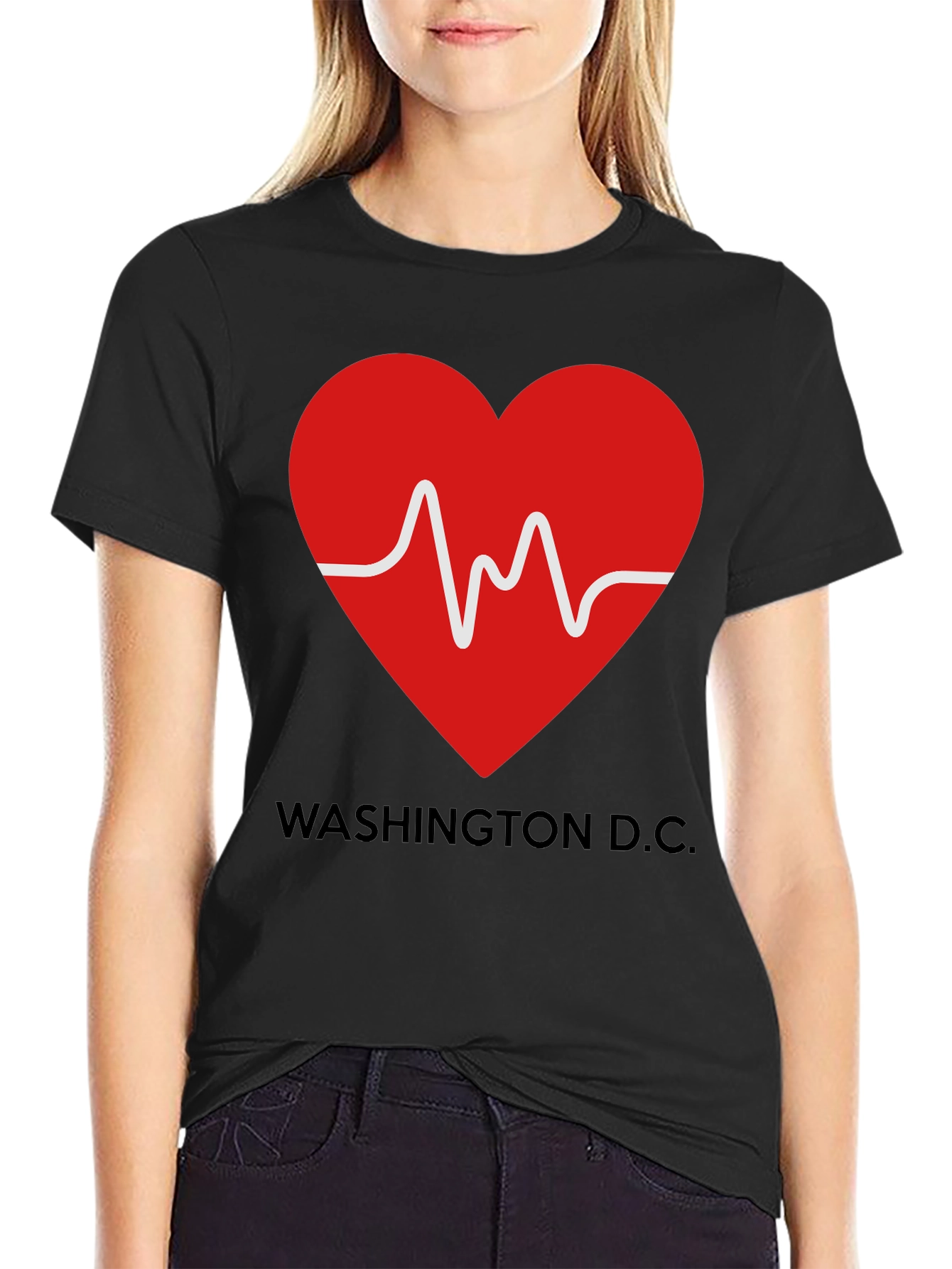 Washington D.C. Heartbeat T-Shirt