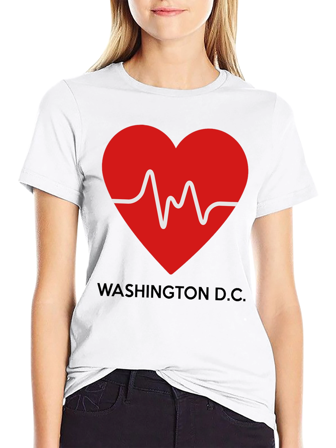 Washington D.C. Heartbeat T-Shirt